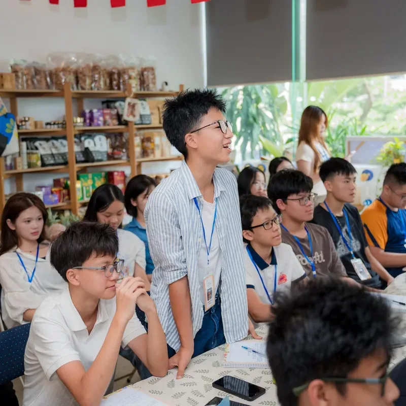 A participant speaking