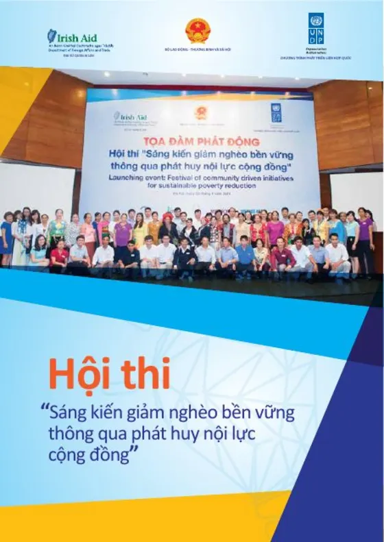 Bìa: Brochure giới thiệu Hội thi Sáng kiến
