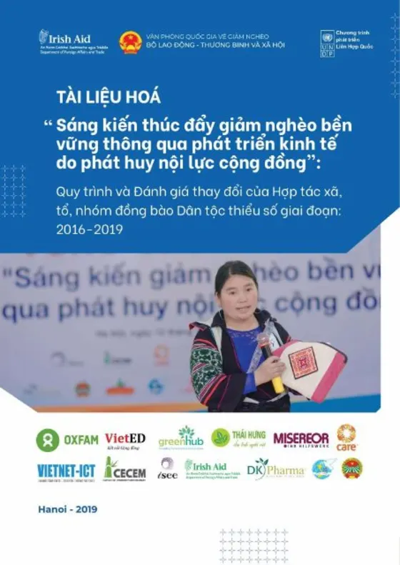 Bìa: Báo cáo tổng kết Chương trình UNDP 2016–2019